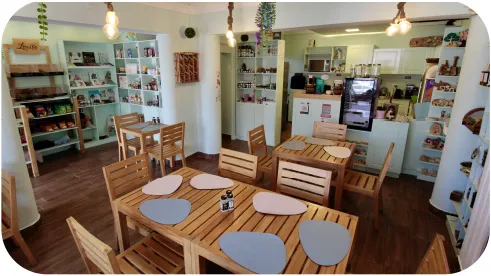 Interior local Chakra restaurante