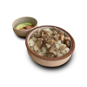 Mote con chicharrón